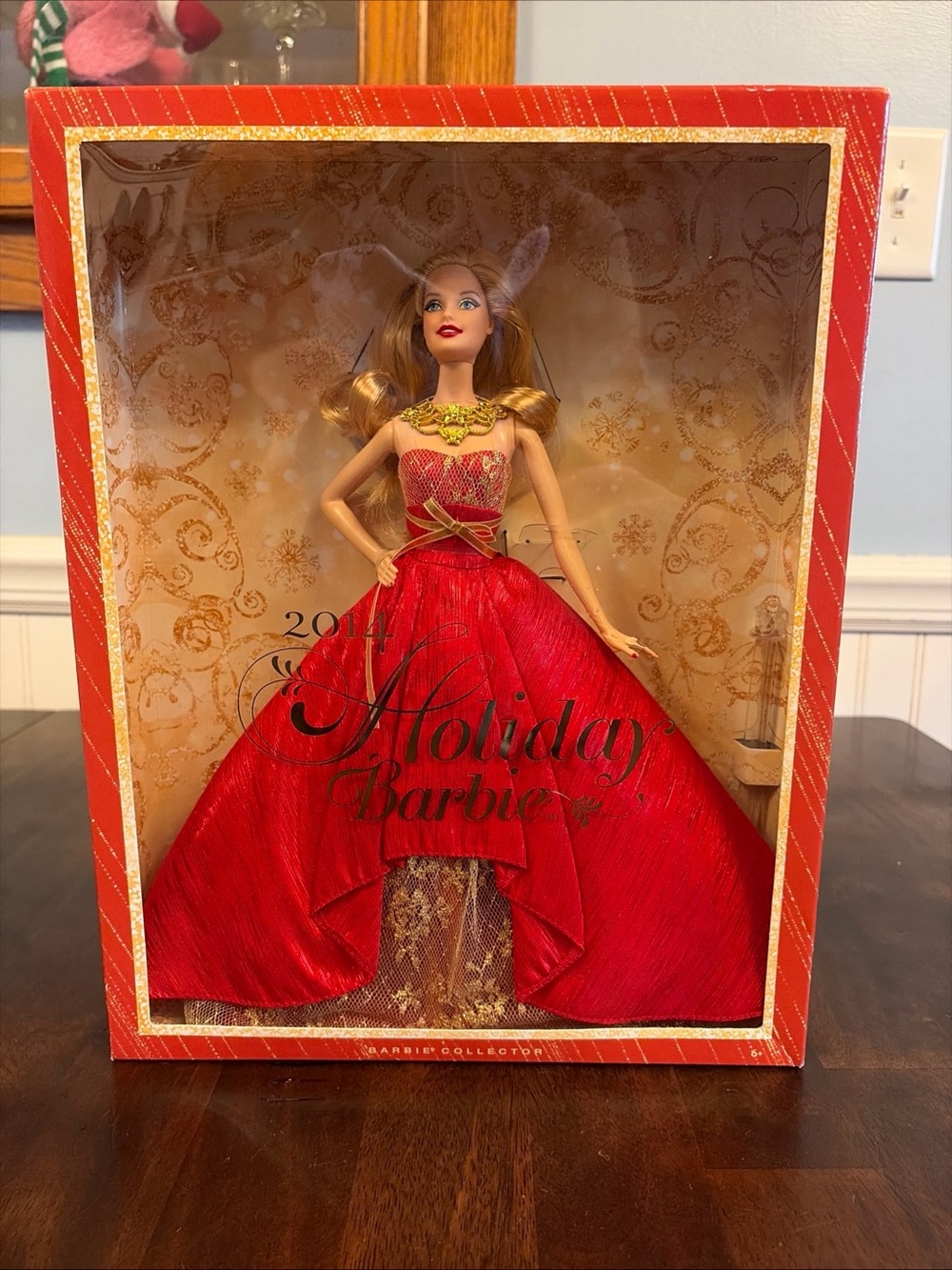 2014 Holiday Barbie Vintage NEVER OPENED Christmas Barbie